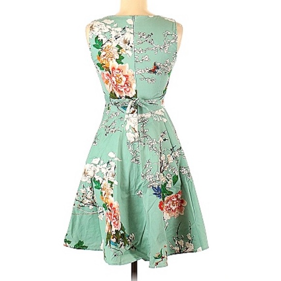 Owin vintage women’s floral dress medium - Picture 4 of 6